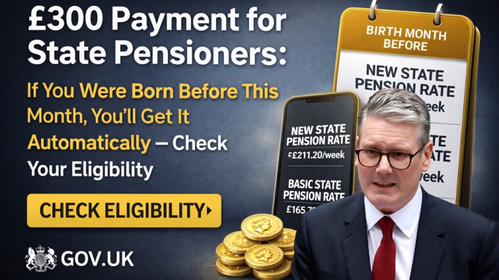 £300 Payment for State Pensioners: If You Were Born Before This Month, You’ll Get It Automatically – Check Your Eligibility