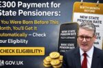 £300 Payment for State Pensioners: If You Were Born Before This Month, You’ll Get It Automatically – Check Your Eligibility