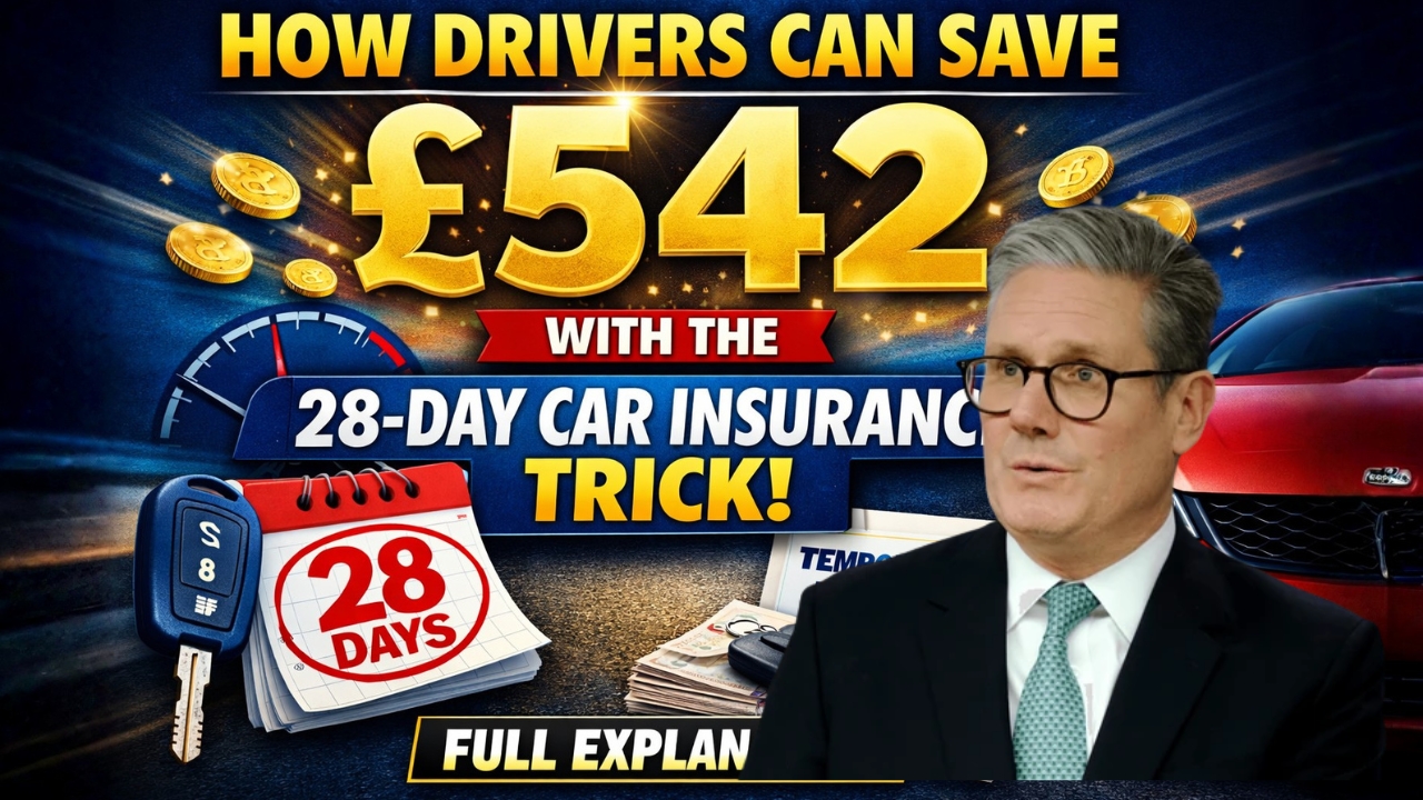 How Drivers Can Save £542 with the 28-Day Car Insurance Trick – Full Explanation